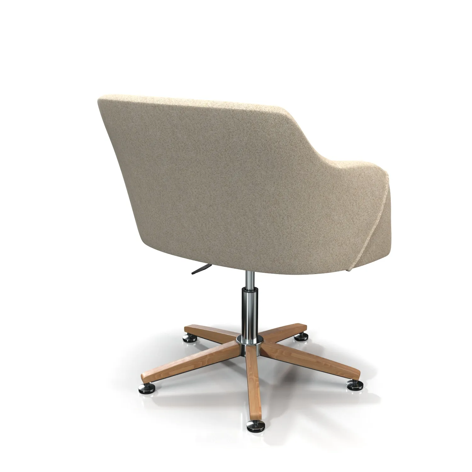 Edna Desk Chair PBR 3D Model_06